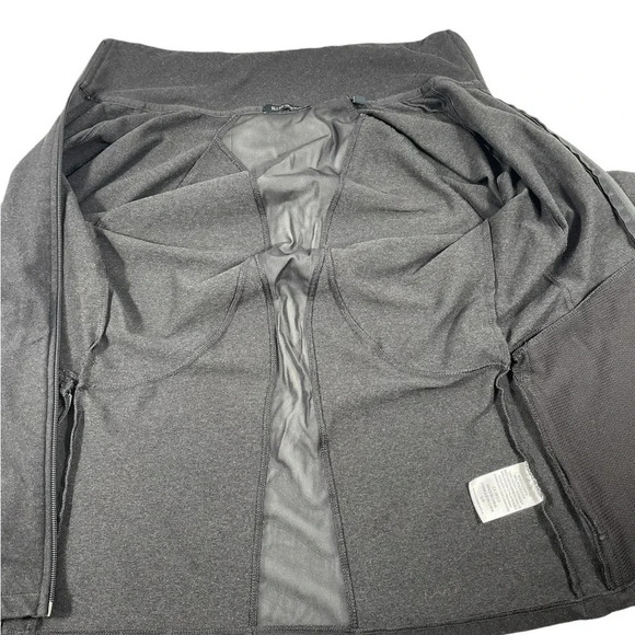 Ellen Tracy Active  Zip Up Jacket Mesh Back Charcoal Size Small - Picture 2 of 10
